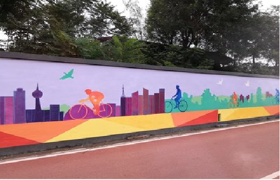 晴隆墙体彩绘-围墙