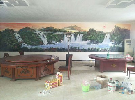 晴隆墙绘-写实风景