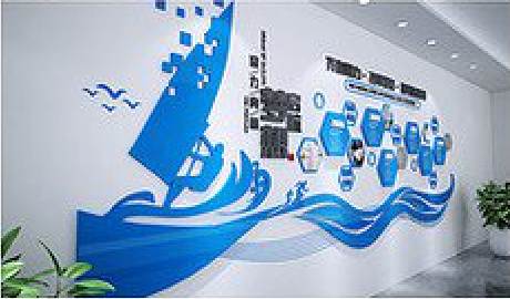 晴隆海浪主题文化墙如何设计？