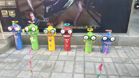 晴隆商业区彩绘