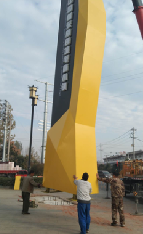 晴隆标识标牌的安装方法。