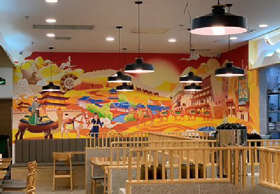 晴隆商业空间彩绘介绍。